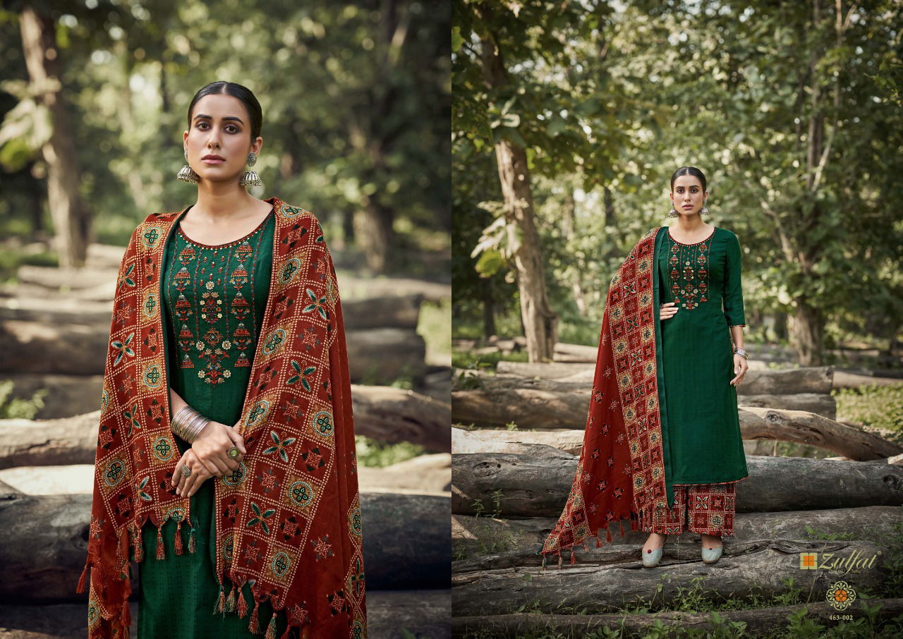 Zulfat Sohni 463  Regular Wear Pashmina Wholesale Dress Collection